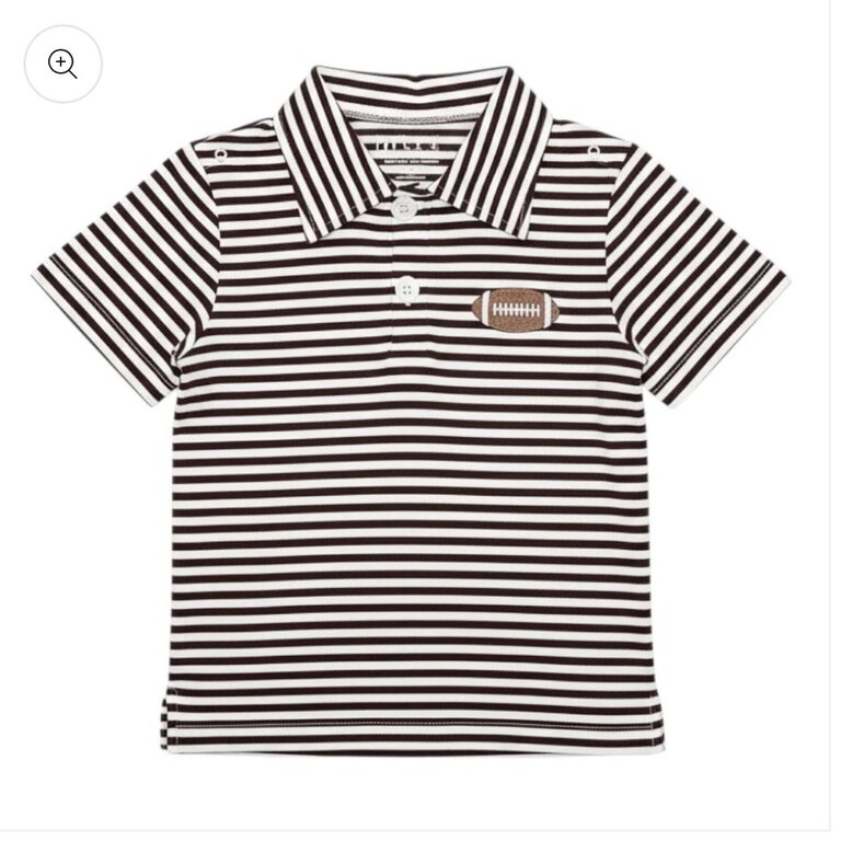 NTRL Co. Gameday Polo Maroon and White