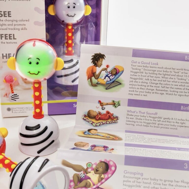 SmartNoggin Nogginstik Developmental Light-Up Rattle