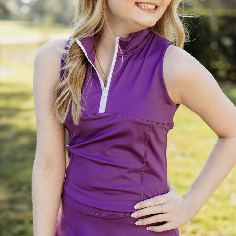Blended Spirit Kids Purple Quarter Zip