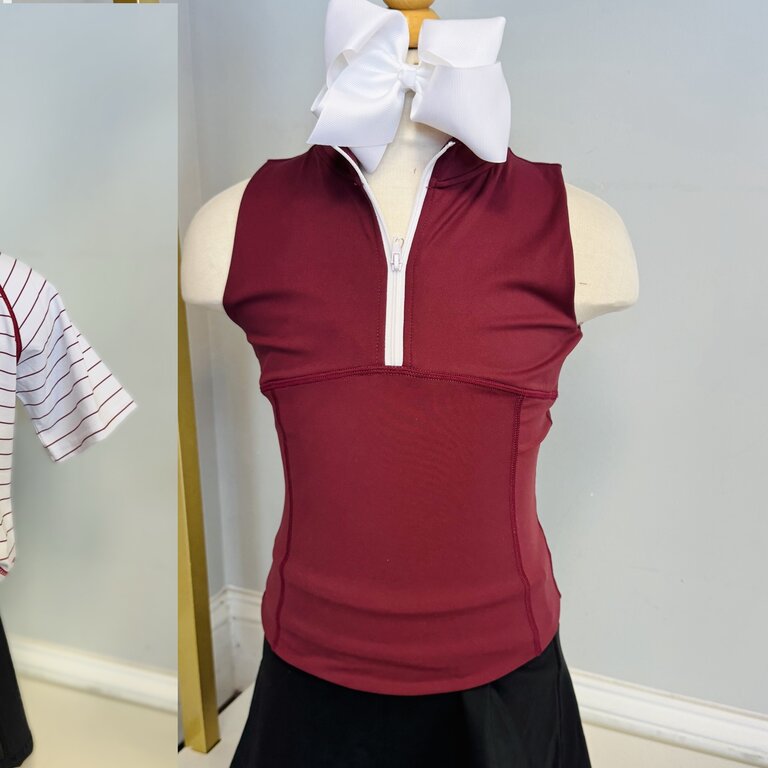 Blended Spirit Kids Maroon Quarter Zip