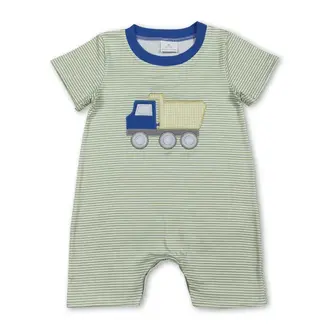 Yawoo Garments Construction Stripe Romper
