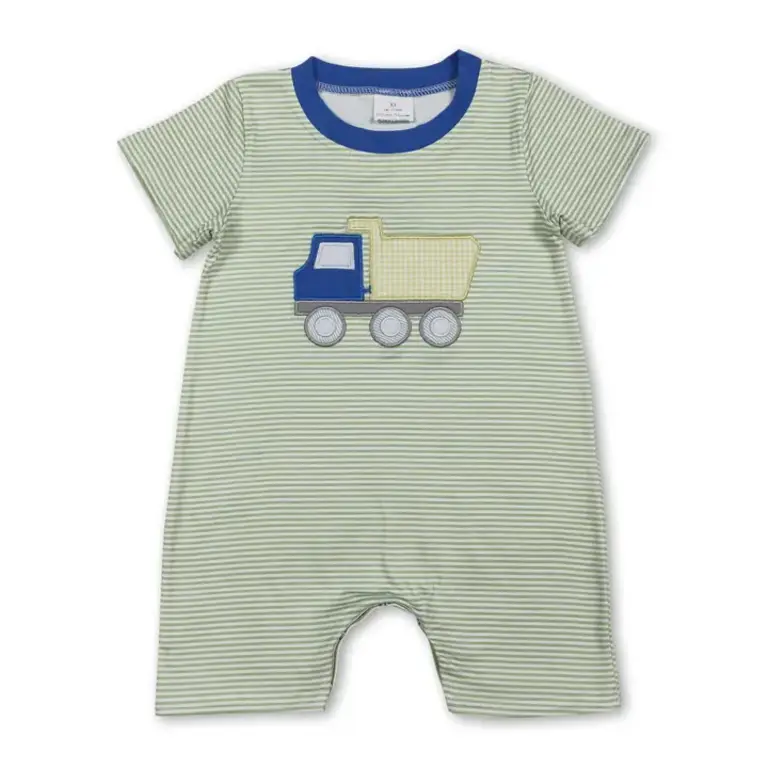 Yawoo Garments Construction Stripe Romper