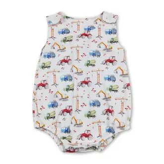 Yawoo Garments Construction Print Button Bubble