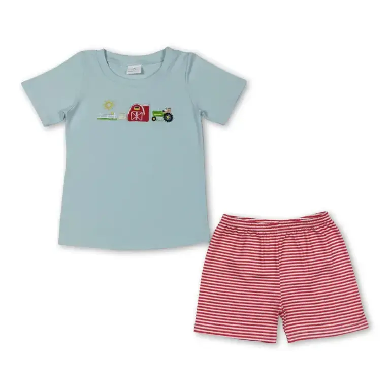 Yawoo Garments Farm Short Set