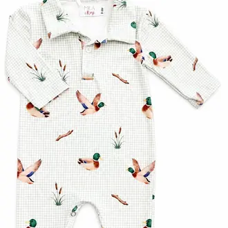 Mila & Rose Duck Pond Polo Romper