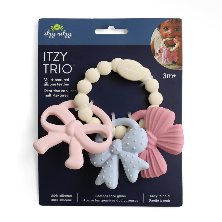Itzy Ritzy Itzy Trio Silicone Teether Bows
