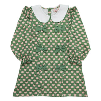 Smockingbird Sage Green Knit Pumpkin Dress