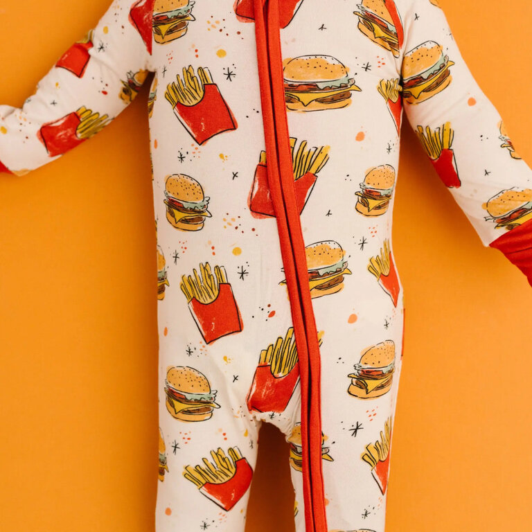 Little One Shop Cheeseburger Meal Converter Romper