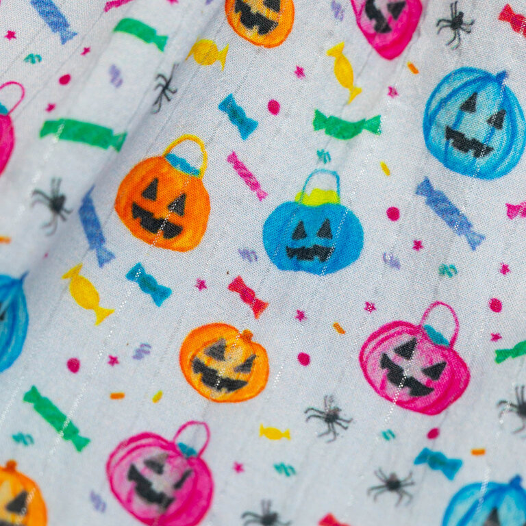 Smockingbird Jack - O - Lantern Pails Dress