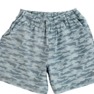 Bailey Boys Performance Dock Short Grey Camo