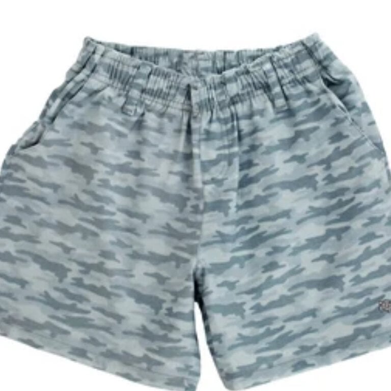 Bailey Boys Performance Dock Short Grey Camo