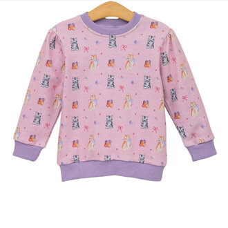 Trotter Street Kids Fluffy Friends French Terry Pullover