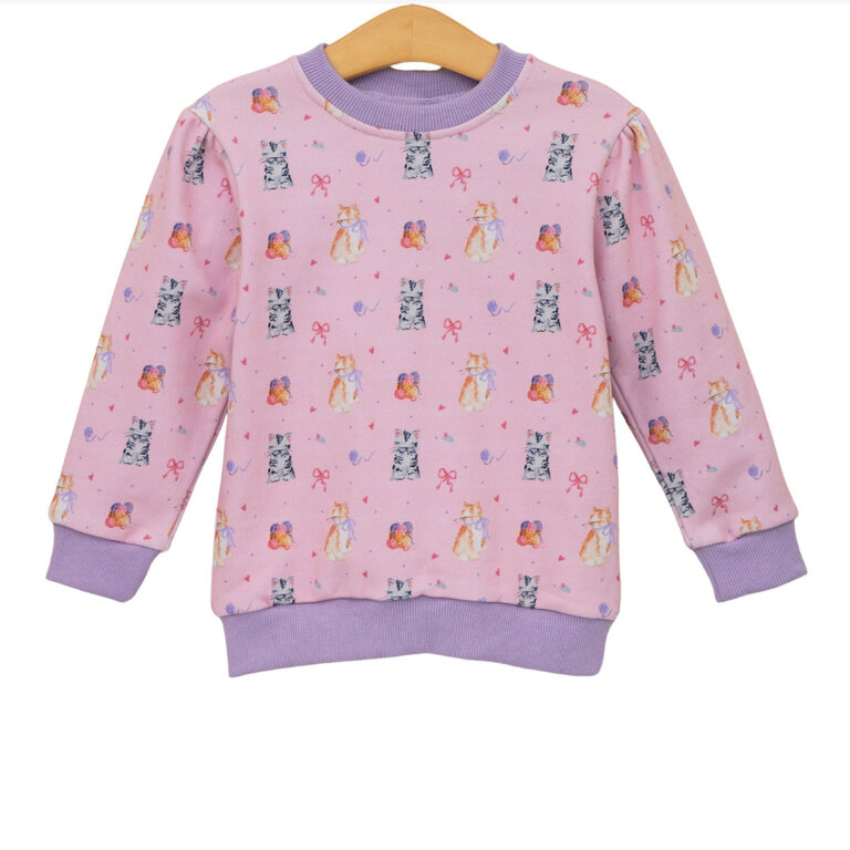 Trotter Street Kids Fluffy Friends French Terry Pullover