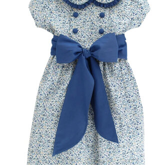 Bailey Boys Posh Posies Cornflower Dress