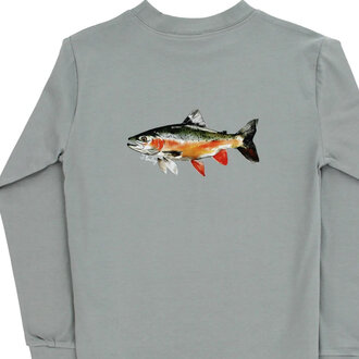 Bailey Boys LS Trout Logo Tee- Limestone