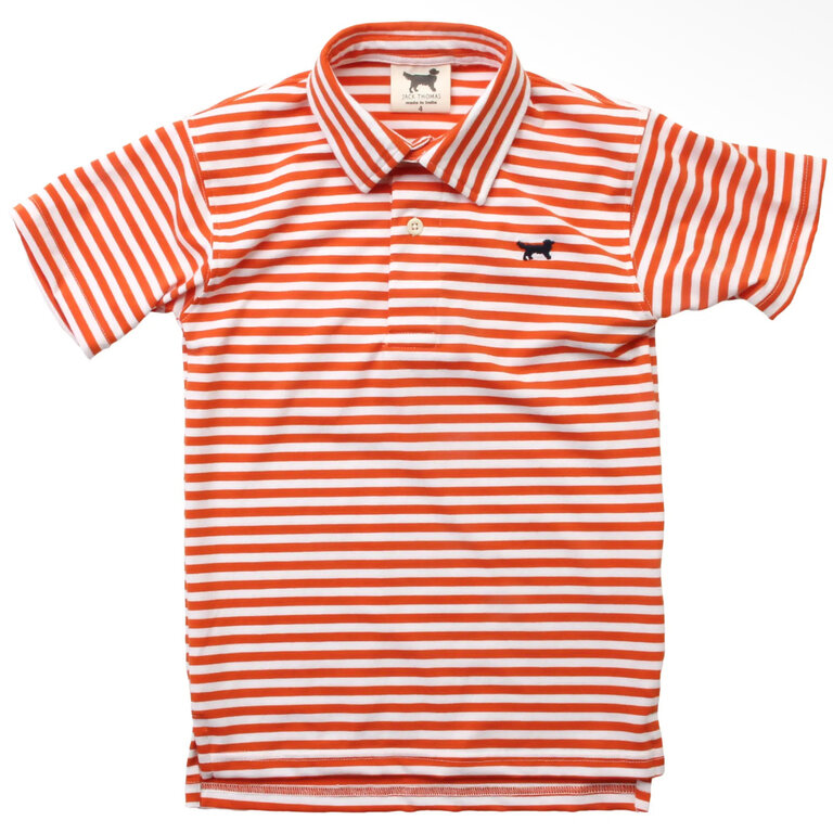 Orange Crush Stripe Performace Shirt