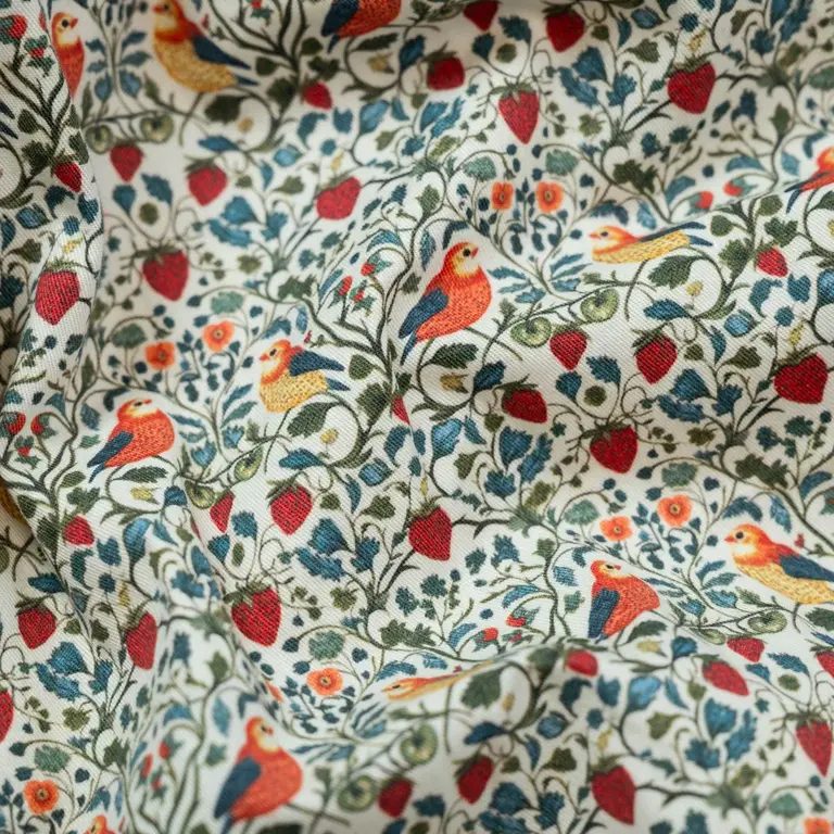 Smockingbird William Morris Bird Print Bubble