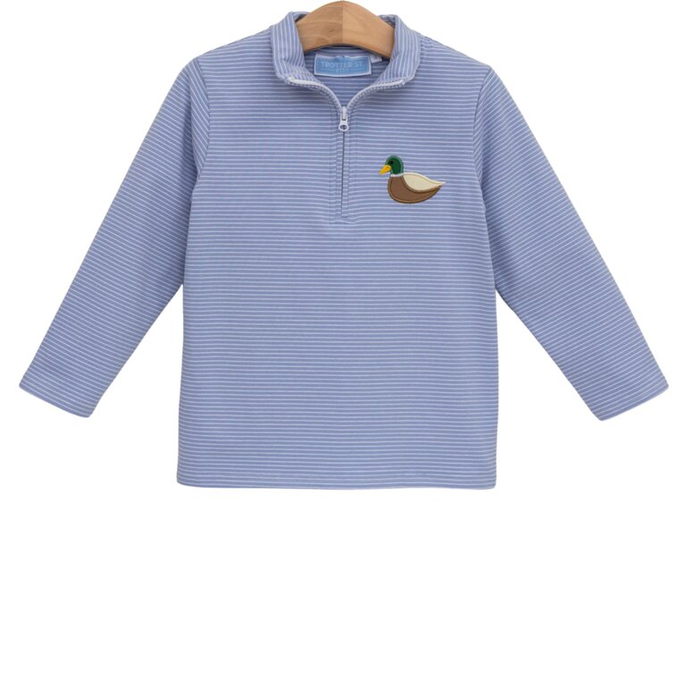 Trotter Street Kids Mallard Quarter Zip Pullover