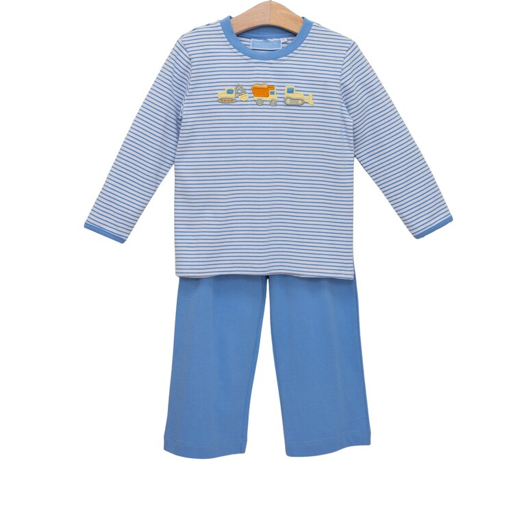 Trotter Street Kids Construction Trucks Pant Set