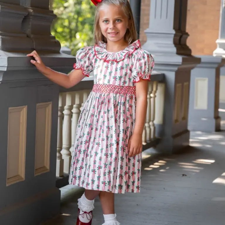 Smockingbird Vintage Holly Smocked Bishop Dress
