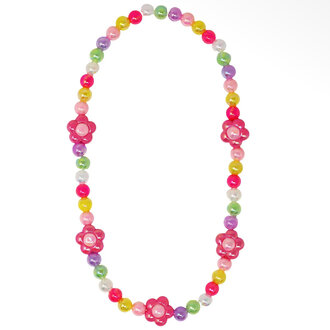 Pink Poppy Daisy Pop Necklace