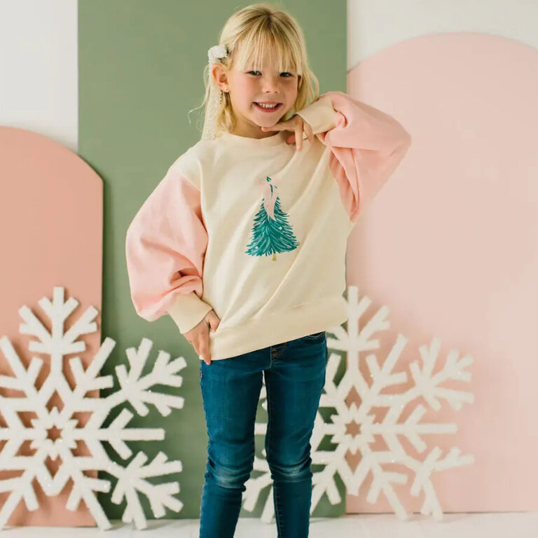 Ollie Jay Kids Trim the Tree Raglan