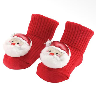 Stephan Baby Santa Rattle Socks