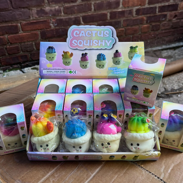 Prime Opticals Crunchy Multicolor Cactus Squishy
