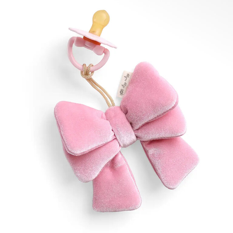 Itzy Ritzy Paci & Plush Bow