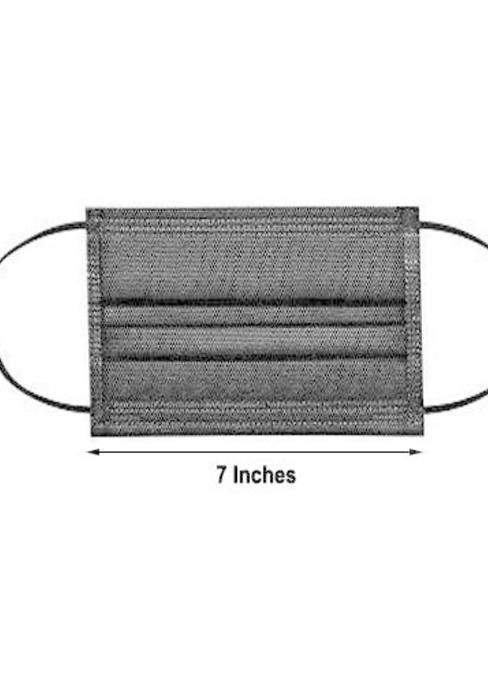 Disposable Black & Grey Mask| 50pcs