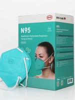 BYD N95 Particulate Respirator Green Mask| 20pcs