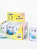 gobudeez GOBUDEEZ|18W PD Cable USB-C to USB-C| 1 Piece