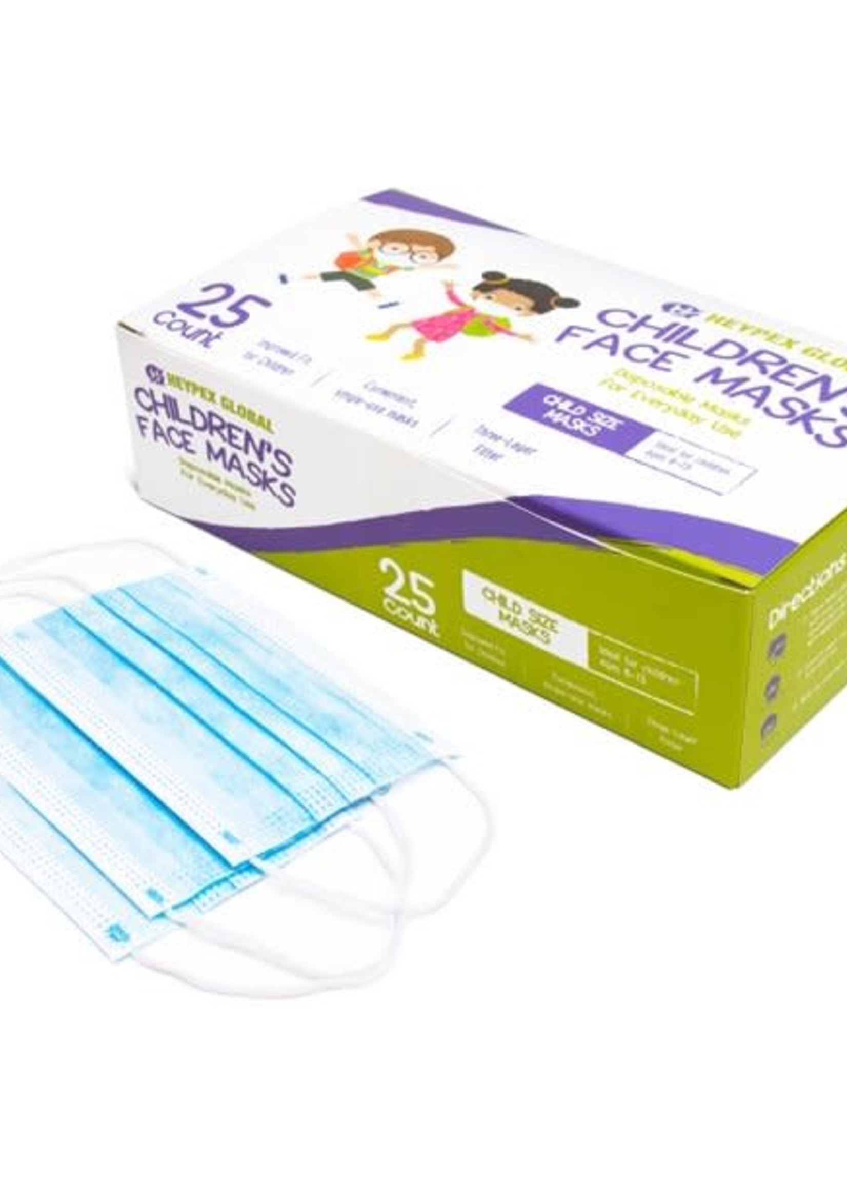 WM HG| Kids Blue Disposable Mask| 25pcs