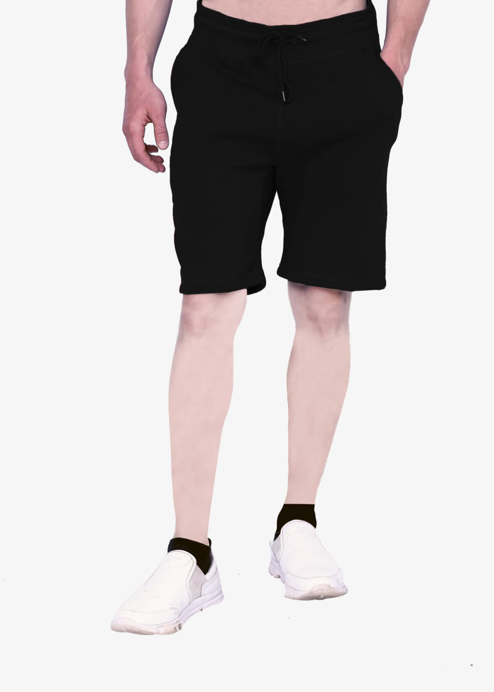 UNISEX CLASSIC PERFECT FLEECE SHORTS  BLACK XL