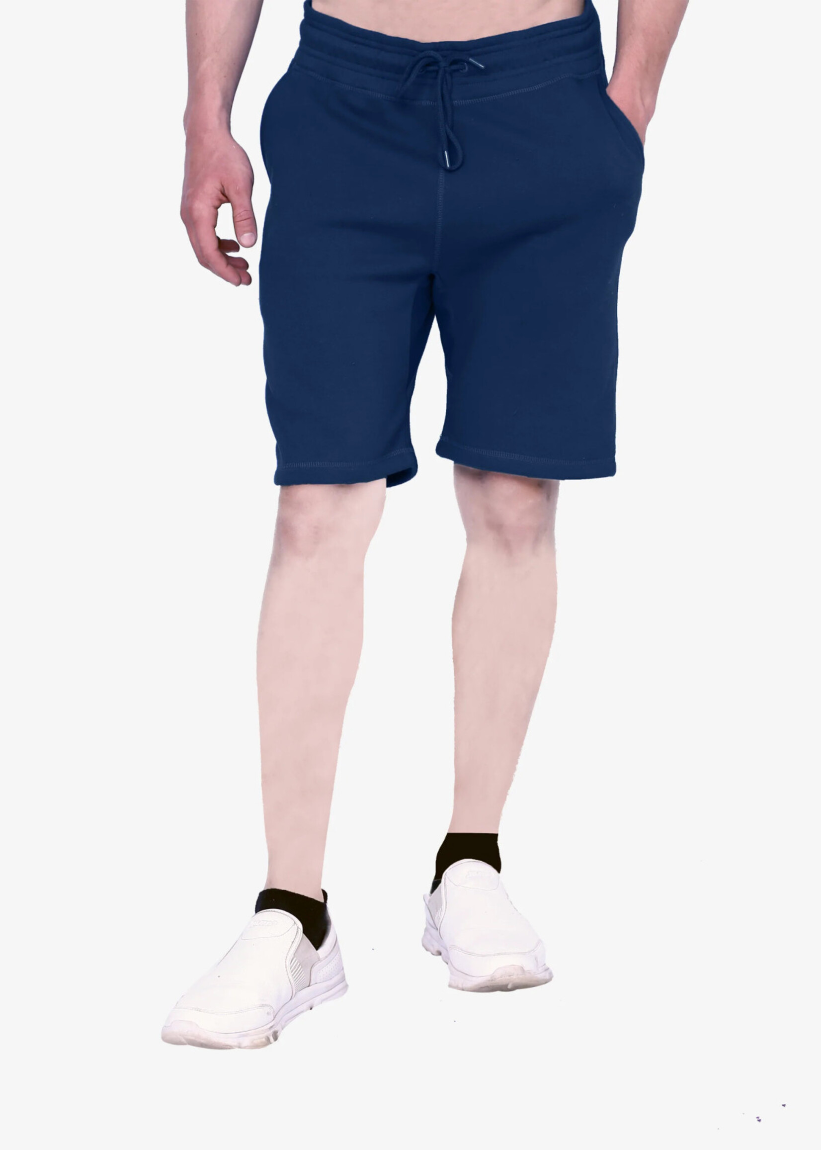 UNISEX CLASSIC PERFECT FLEECE SHORTS  NAVY 2XL