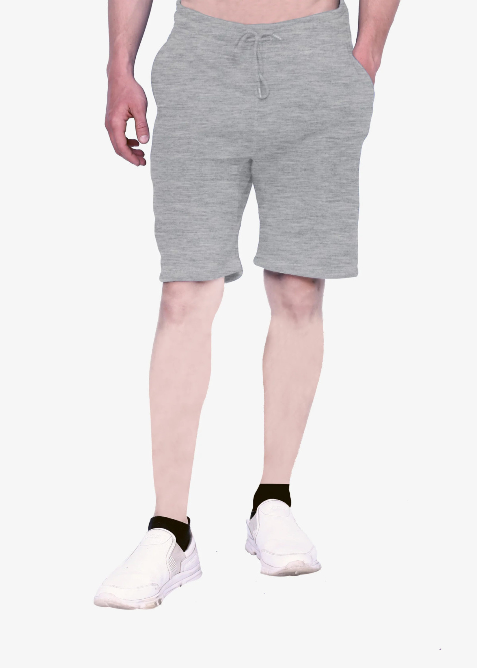 UNISEX CLASSIC PERFECT FLEECE SHORTS  H.GREY M 406