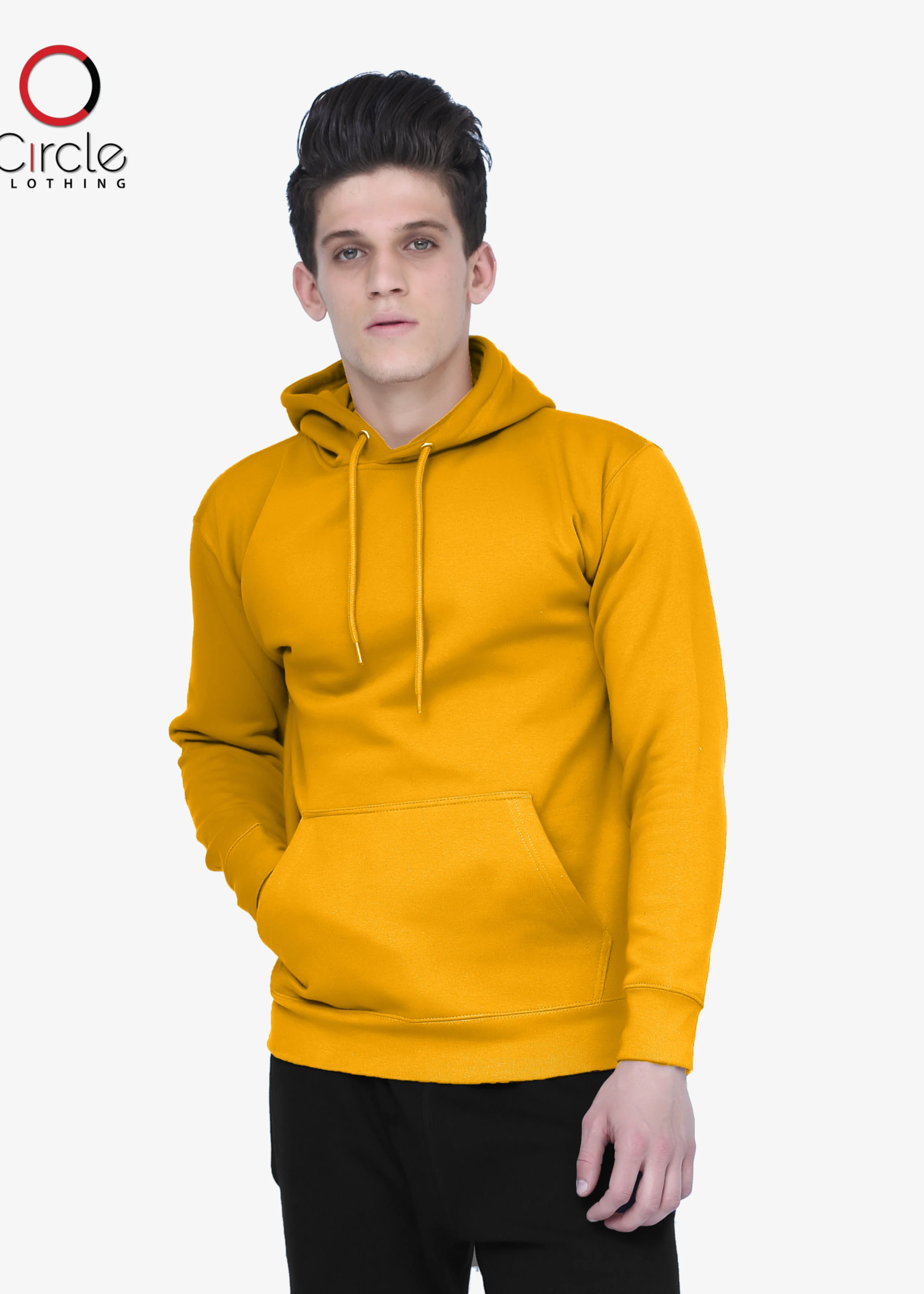 Unisex Fleece Perfect Pullover Gold Hoodie 8.25 Oz  L