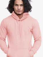 Unisex Fleece Perfect Pullover Powder Pink Hoodie 8.25 L
