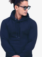 Unisex Fleece Perfect Pullover Navy Hoodie 8.25 Oz  M