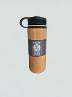 Water Bottle - 18 Oz, 3 Lids  Leak Proof, Vacuum Insulated Stainless Steel, Hot Cold, Double Walled,Standard Metal Canteen