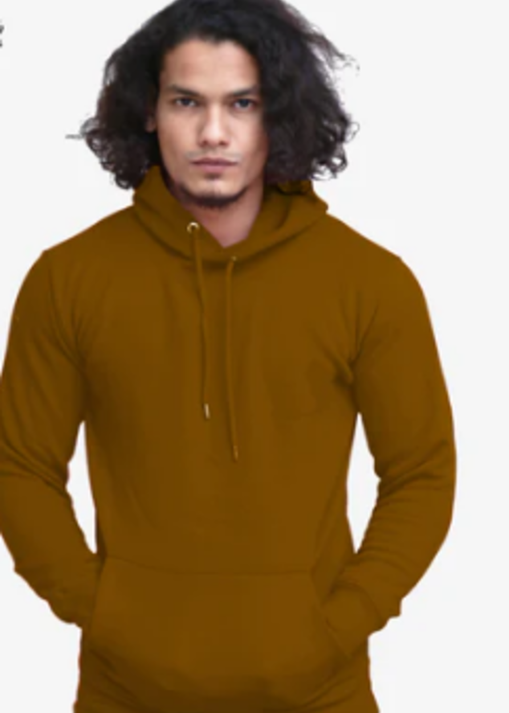 Unisex Fleece Perfect Pullover Mustard Hoodie 8.25 Oz XXL