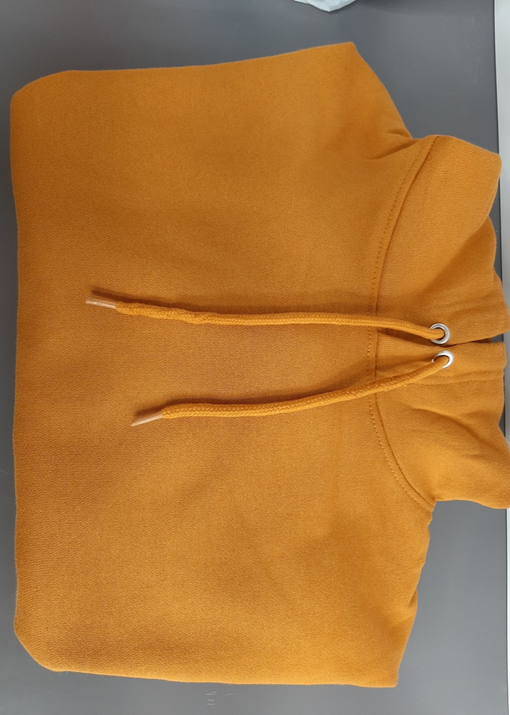 Unisex Fleece Perfect Pullover Mustard Hoodie 8.25 Oz L