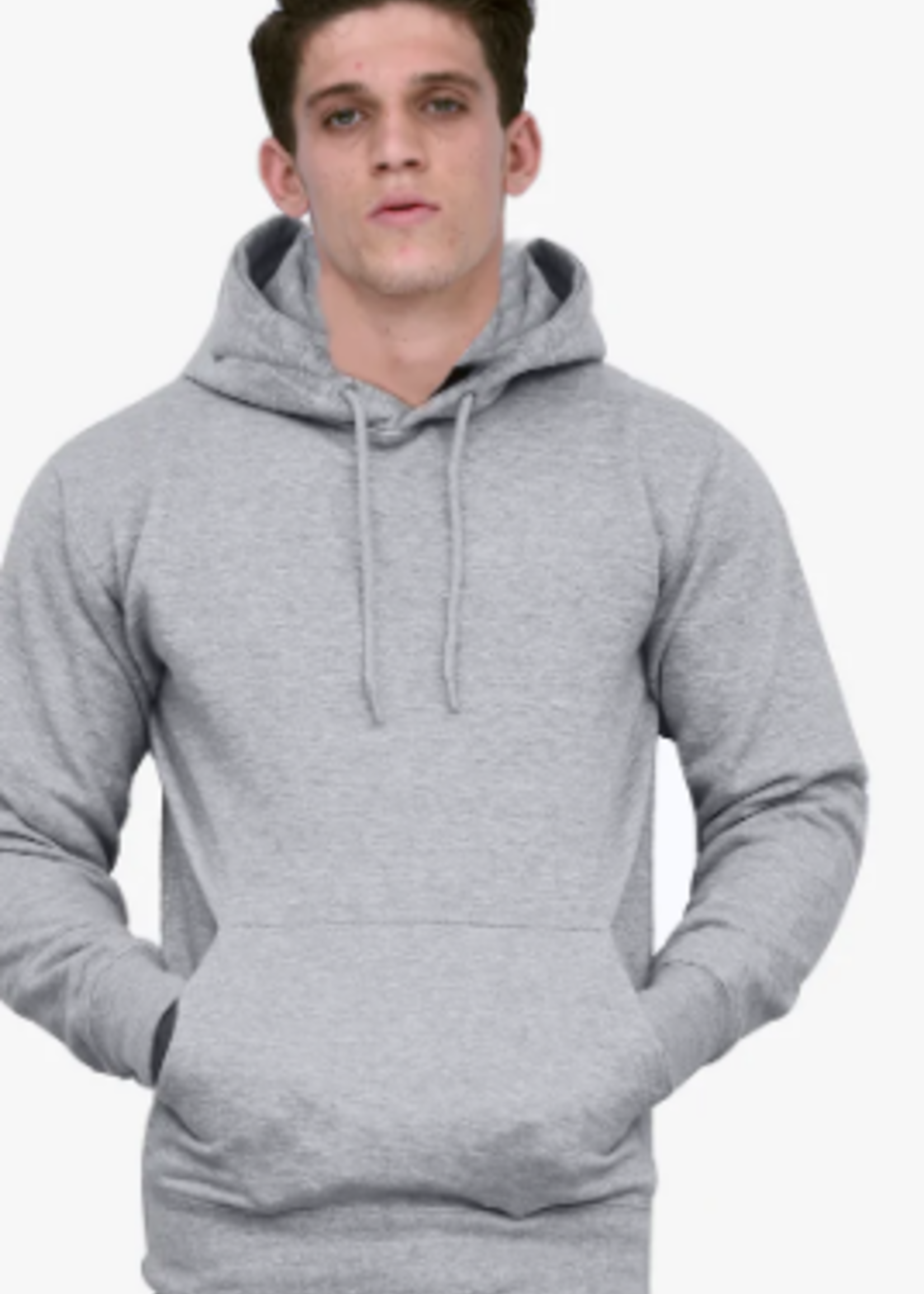 Unisex Fleece Perfect Pullover Heather Grey Hoodie 8.25 Oz - 2790