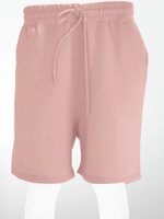 Unisex Powder Pink French Terry Shorts 8.25 Oz
