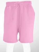 Unisex Bubble Gum Pink French Terry Shorts 8.25 Oz