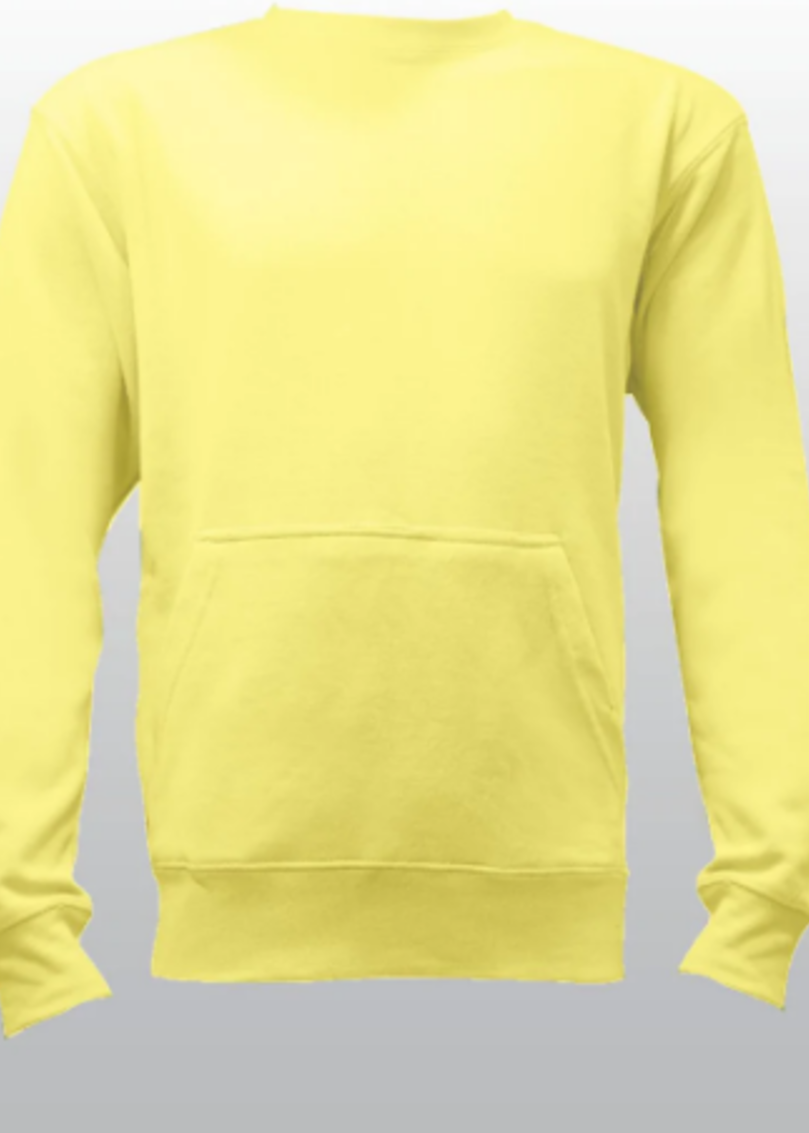 Unisex Banana French Terry Crewneck Sweatshirt with Pocket