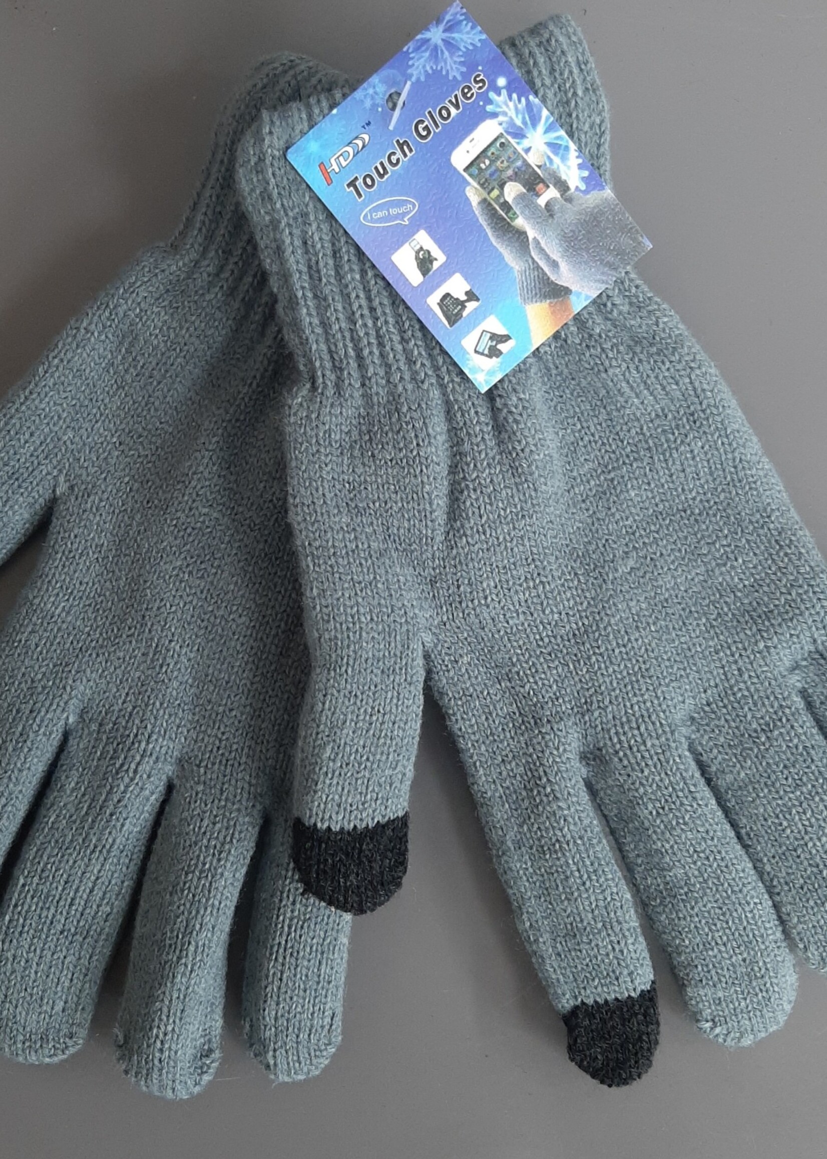 HEAVY KNIT GLOVES ASST COLORS #201800 PACK OF 12