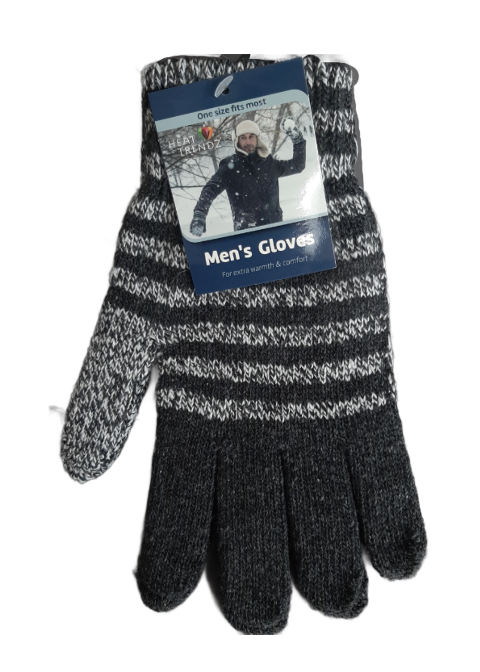 MEN KNITTED GLOVES ASST DESIGN #41506 PACK OF 12