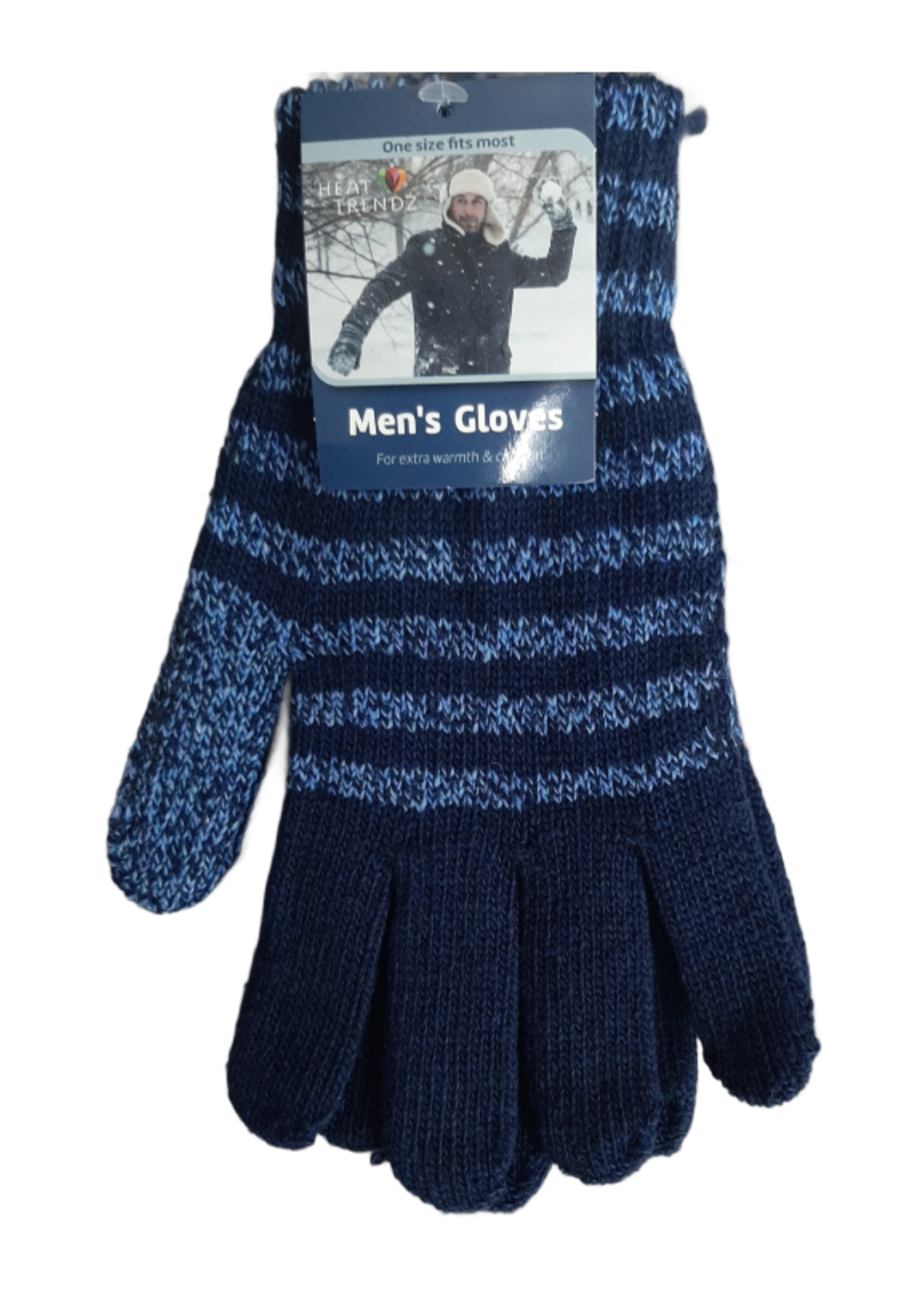 MEN KNITTED GLOVES ASST DESIGN #41506 PACK OF 12