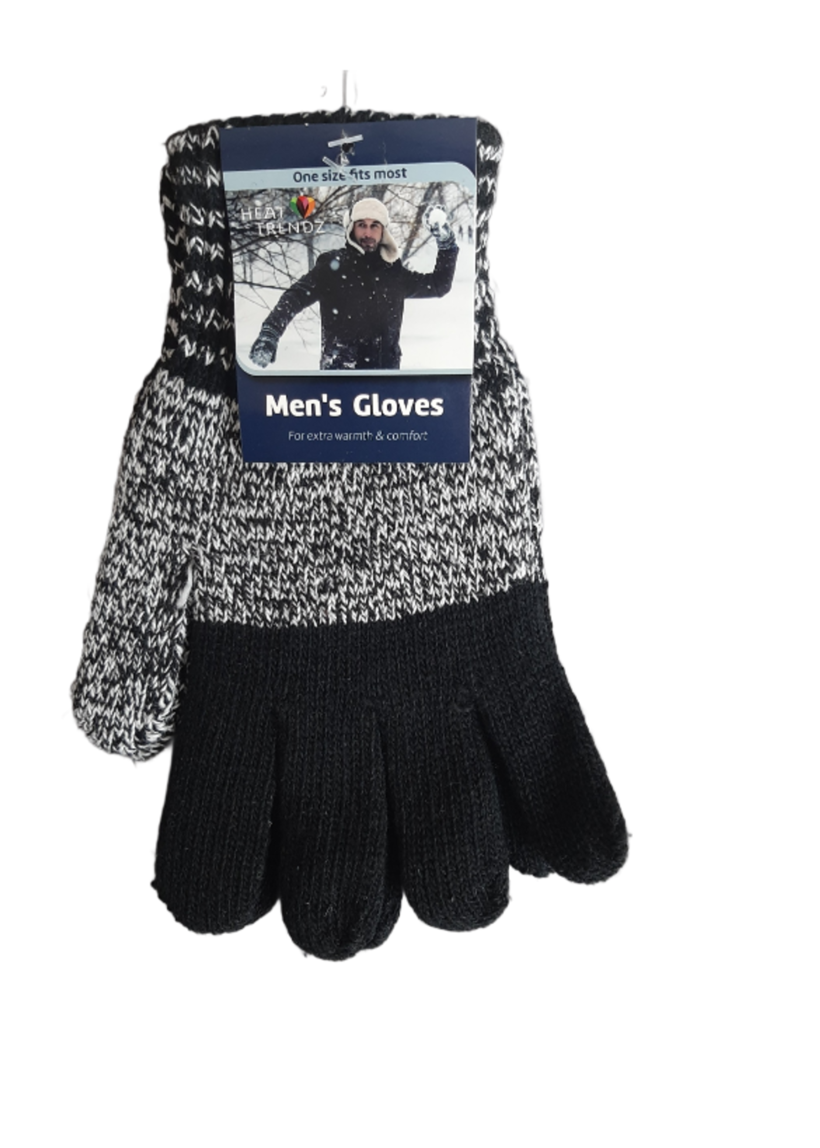 MEN KNITTED GLOVES ASST DESIGN #41507 PACK OF 12